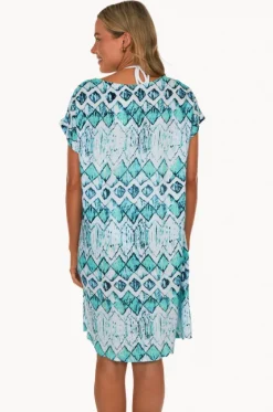Abstract Diamond Michelle Dress|Sundrenched Clearance