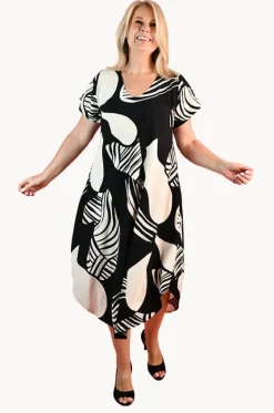 Abstract Great Harbour Dress|Bodacious New