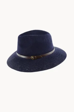 Adjustable Knit Leather Band Fedora|Cherry Red Best