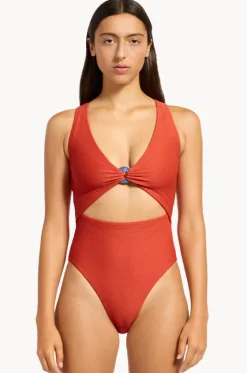 Alessia Plunge One Piece|Jets Hot