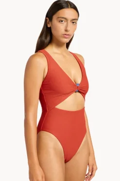 Alessia Plunge One Piece|Jets Hot