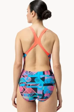 Allover Digital Powerback One Piece|Speedo Clearance