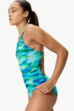Allover Printed Leaderback One Piece|Speedo Discount