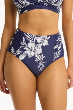 Aloha Gathered High Waist Pant|Sea Level Hot