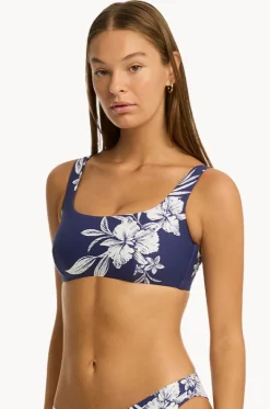 Aloha Low Square Neck Bra|Sea Level New