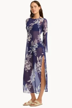 Aloha Mesh Long Dress|Sea Level Online