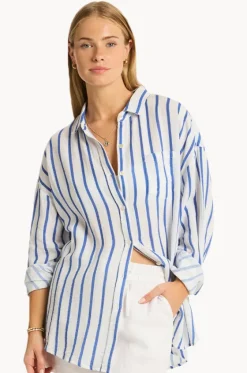 Amalfi Beach Shirt|Sea Level Outlet