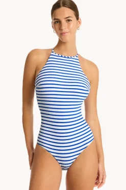 Amalfi High Neck One Piece|Sea Level Sale