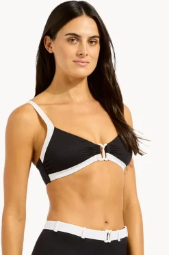 Bandwave Multi Fit Trim Front Bralette|Seafolly New