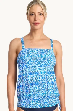 Bazaar Bandeau Blouson Tankini Separate|Jantzen Online