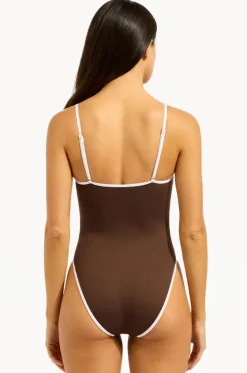 Beach Bound Square Neck One Piece|Seafolly Best