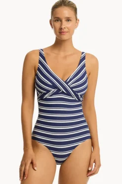 Biarritz Cross Front One Piece|Sea Level