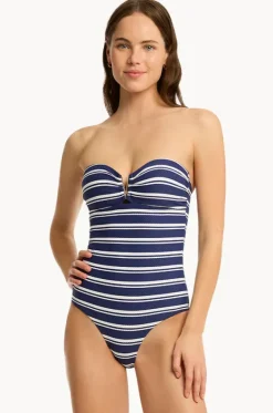 Biarritz V Bar Bandeau One Piece|Sea Level Sale