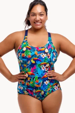 Birdie Wordie Brace Me Back One Piece|Funkita Clearance