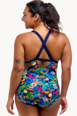 Birdie Wordie Brace Me Back One Piece|Funkita Clearance