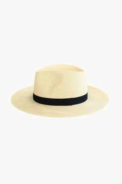 Black Band Packable Panama Hat|Sundaise