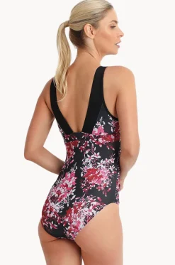 Blissful Ruched Scoop Neck One Piece|Poolproof Outlet