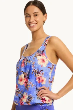 Blue Hawaii Blouson Tankini Separate|Sea Level Discount