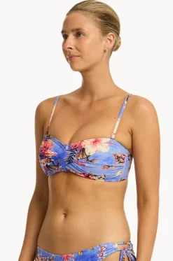 Blue Hawaii Twist Bandeau|Sea Level Online