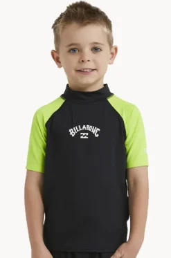 Boys All Day Arch Short Sleeve Suntop|Billabong Discount