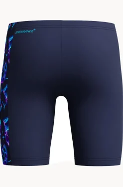 Boys Allover Print Panel Jammer|Speedo