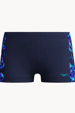 Boys Allover Print Panel Aquashort|Speedo Outlet