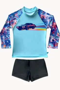 Boys Arcade Long Sleeve Suntop Set|Salty Ink Online