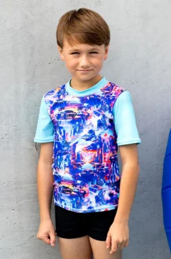 Boys Arcade Short Sleeve Suntop Set|Salty Ink Online