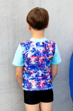 Boys Arcade Short Sleeve Suntop Set|Salty Ink Online