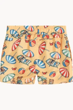 Boys Beach Bear Swim Short|Huxbaby Sale