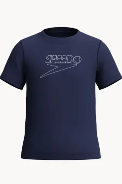Boys Classic Logo Short Sleeve Suntop|Speedo Sale