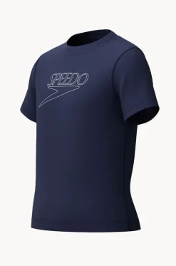 Boys Classic Logo Short Sleeve Suntop|Speedo Sale