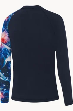 Boys Digi Long Sleeve Suntop|Speedo Outlet