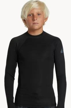 Boys Everyday Heat Long Sleeve Suntop|Quiksilver Online