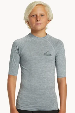 Boys Everyday Short Sleeve Suntop|Quiksilver Hot