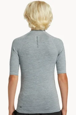 Boys Everyday Short Sleeve Suntop|Quiksilver Hot