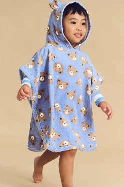 Boys Huxbear Poncho|Huxbaby New