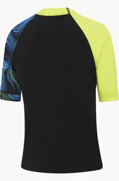 Boys Logo Short Sleeve Suntop|Speedo Online