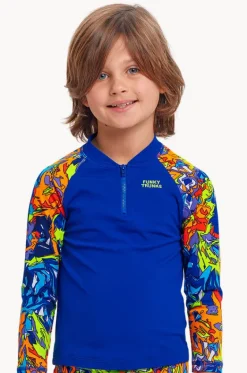 Boys Mixed Mess Suntop|Funky Trunks New
