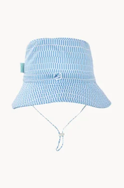 Boys Mykonos Wide Brim Bucket Hat|Acorn Clearance