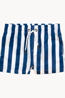 Boys Nautical Stripe Swim Short|Huxbaby