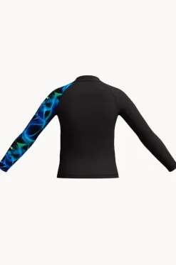 Boys Print Long Sleeve Suntop|Speedo Clearance