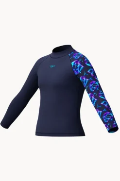 Boys Print Long Sleeve Suntop|Speedo Best