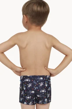 Boys Sea Ahoy Hip Racer Trunk|Zoggs New