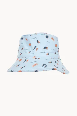 Boys Sea Life Wide Brim Swim Hat|Acorn