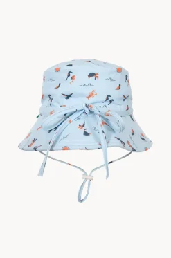 Boys Sea Life Wide Brim Swim Hat|Acorn