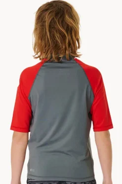 Boys Shock Short Sleeve Suntop|Rip Curl Sale