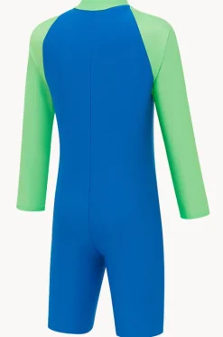 Boys Splice Long Sleeve Sunsuit|Speedo Best