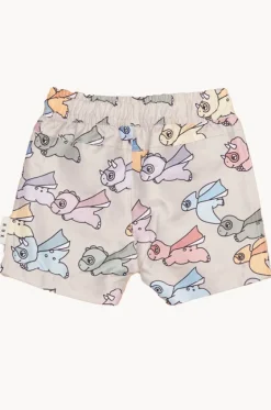 Boys Super Dino Swim Short|Huxbaby Clearance