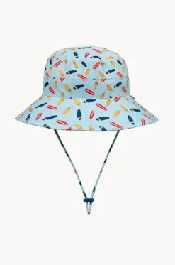 Boys Surfboard Classic Bucket Sunhat|Bedhead Clearance